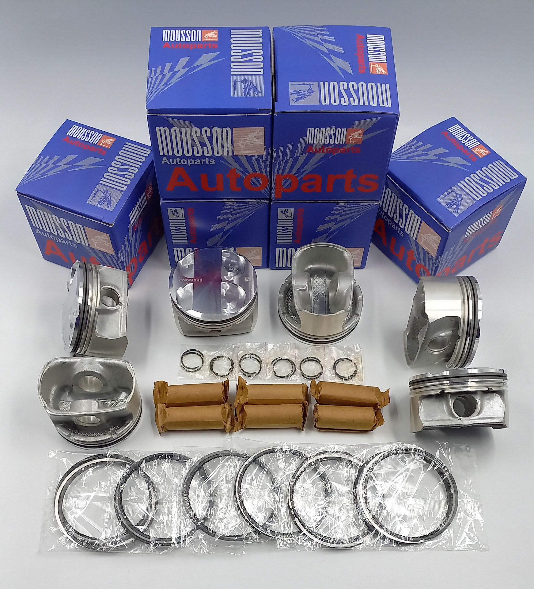 Поршень кольца комплект BMW 3,0l n52b30be на 1 цилиндр - Mousson SPRN52B30BESTD