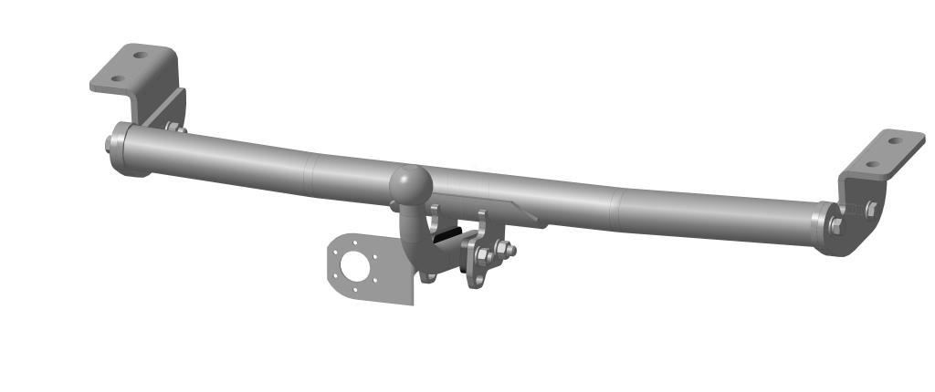 Фаркоп Toyota Corolla хетчбек 2002-2007 крепление шара на двух болтах - Oris 3034A