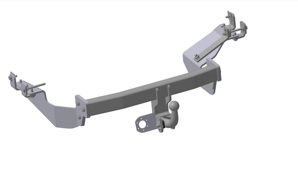 Фаркоп Mitsubishi Outlander 2012-2019, 2019-2022 крепление шара на двух болтах - Oris 4162A