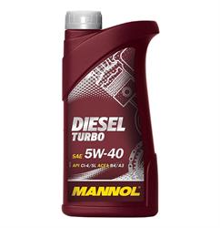 7904 diesel turbo 5w40 1 л. Синтетическое моторное масло 5w-40 - Mannol 4036021101101