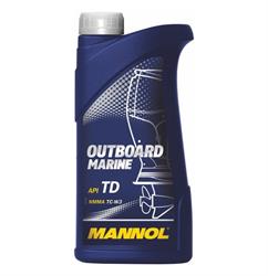 7207 outboard marine 1 л. Полусинтетическое моторное масло - Mannol 4036021101750