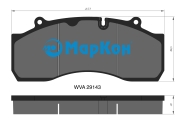 Колодки тормозные FR RR - Markon 31000300