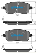 Колодки тормозные дисковые - Markon 508502163