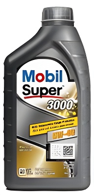 Super 3000 X1 5w-40 1 л. (Италия) Синтетическое моторное масло 5w40 - Mobil 5055107443941