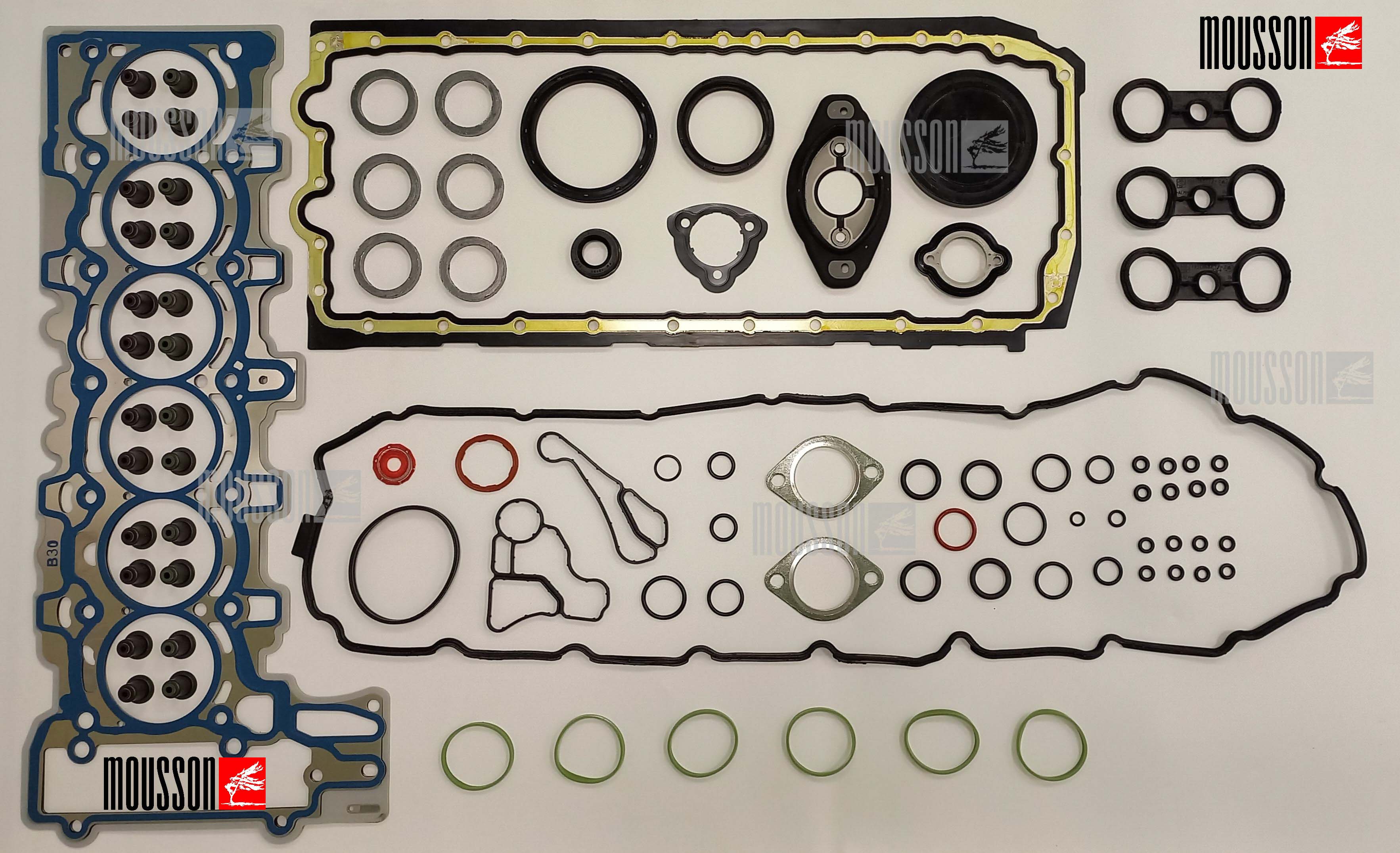 Ремкомплект ДВС BMW n52b30 new 3.0 полный - Mousson SGSN52B30N