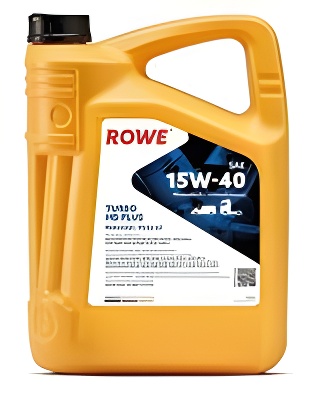 Масло моторное 15w-40 5л минеральное hightec turbo HD plus e7/a3/b3/b4 - ROWE 20041005099