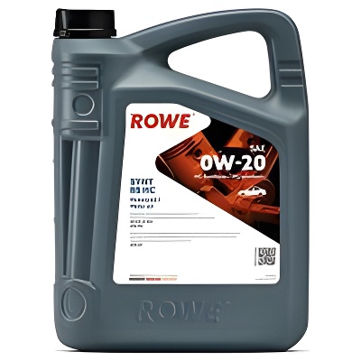 Масло моторное 0w-20 5л НС-синтетика hightec synt RS HC a5/b5 - ROWE 20134005099