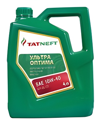 Масло моторное Ультра Оптима 10w40, 4л - TATNEFT 11707
