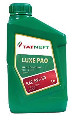 Масло моторное luxe PAO 5w30, 1л - TATNEFT 12115