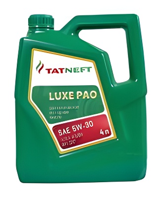 Масло моторное luxe PAO 5w30, 4л - TATNEFT 12116