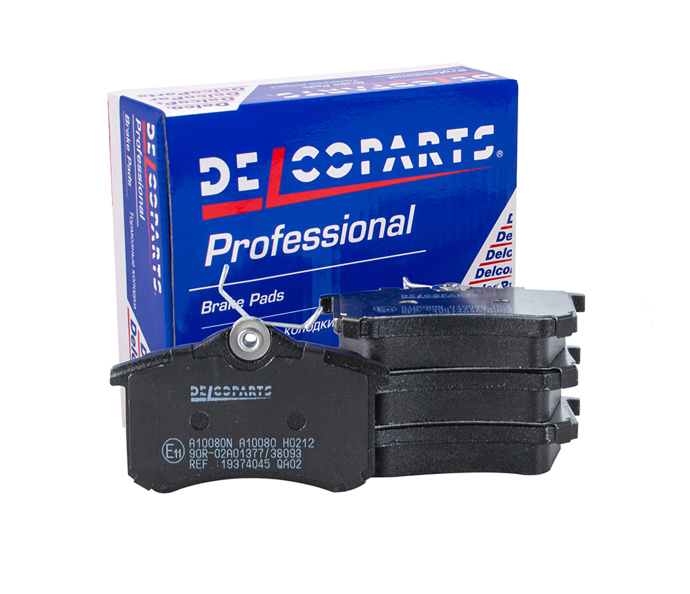 Колодки тормозные задние дисковые - DelcoParts 19374045