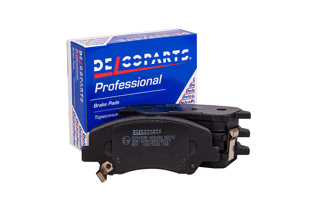 Колодки тормозные передние - DelcoParts 19377445