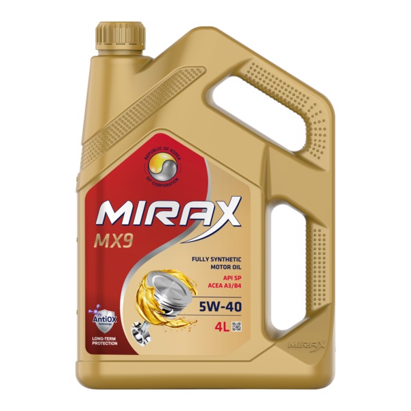 MX9 5w40 синт API SP, acea a3/b4 4л (4шт/уп) - MIRAX 607031
