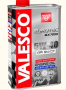 Eurotec GX 7000 5w40 API sn/cf 1л (12шт/уп) в - VALESCO 307163h