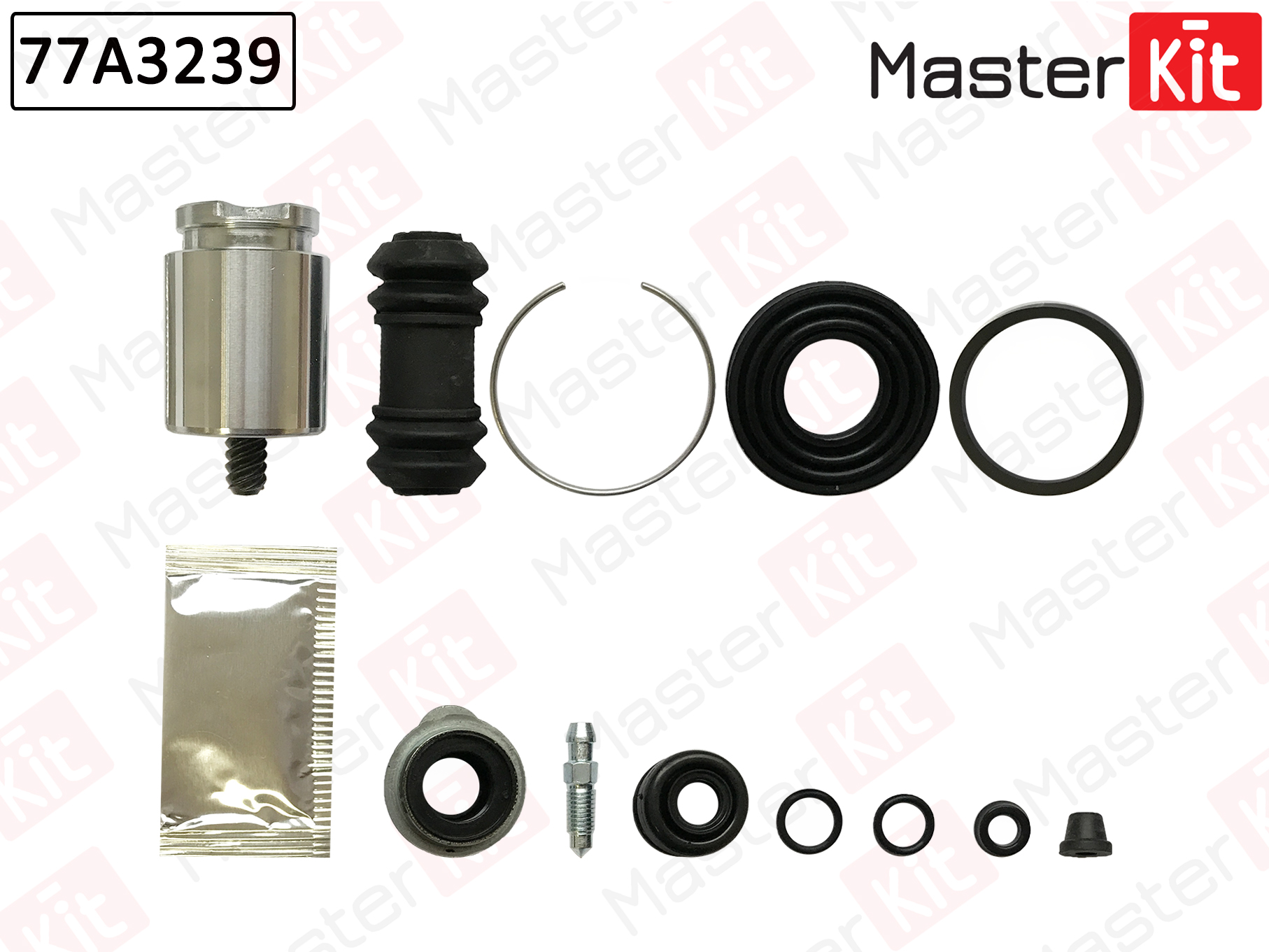 Ремкомплект тормозного суппорта + поршень - Master KiT 77A3239
