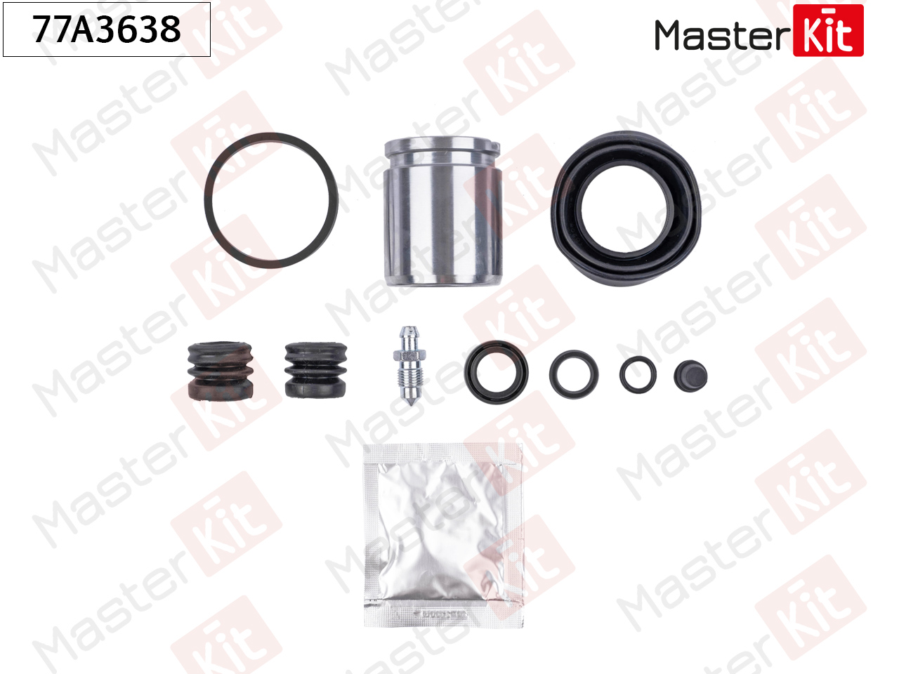 Ремкомплект тормозного суппорта + поршень - Master KiT 77A3638