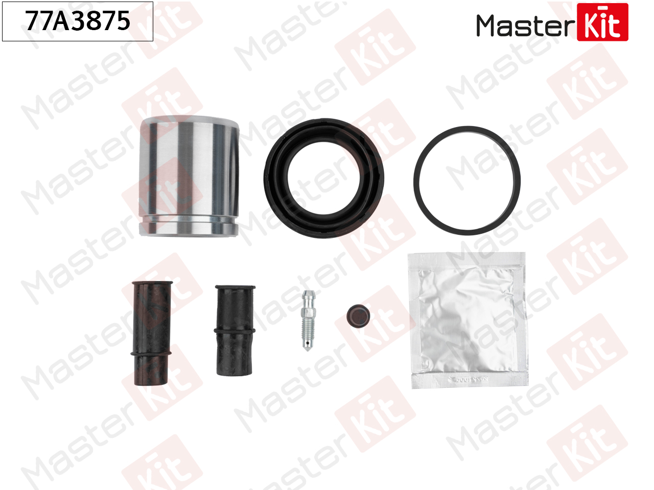 Ремкомплект тормозного суппорта + поршень - Master KiT 77A3875