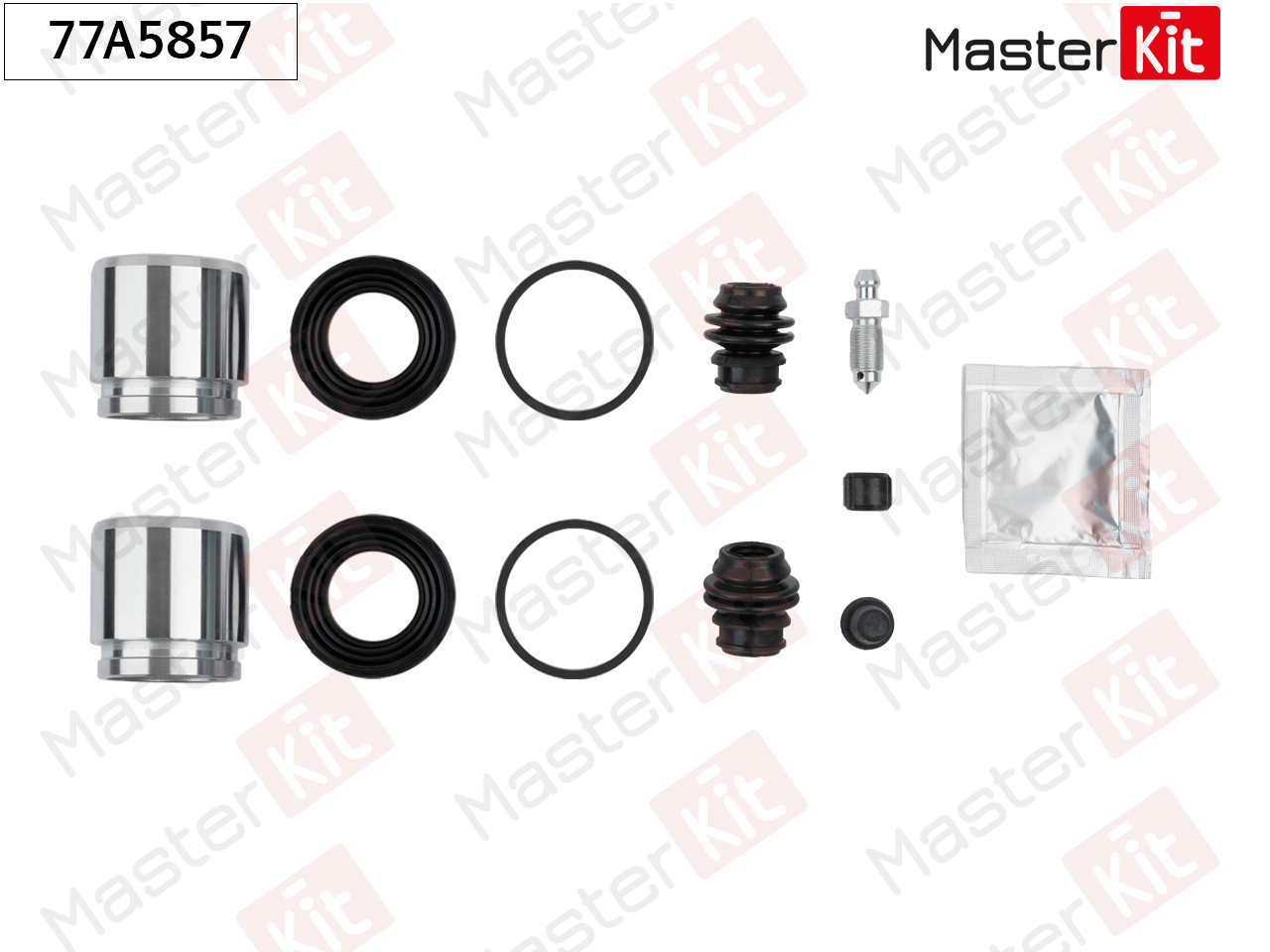 Ремкомплект тормозного суппорта + поршень - Master KiT 77A5857