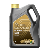 Масло моторное синтетическое 7 gold #9 PAO a3/b4 5w-40 , 4л - S-OIL E108222