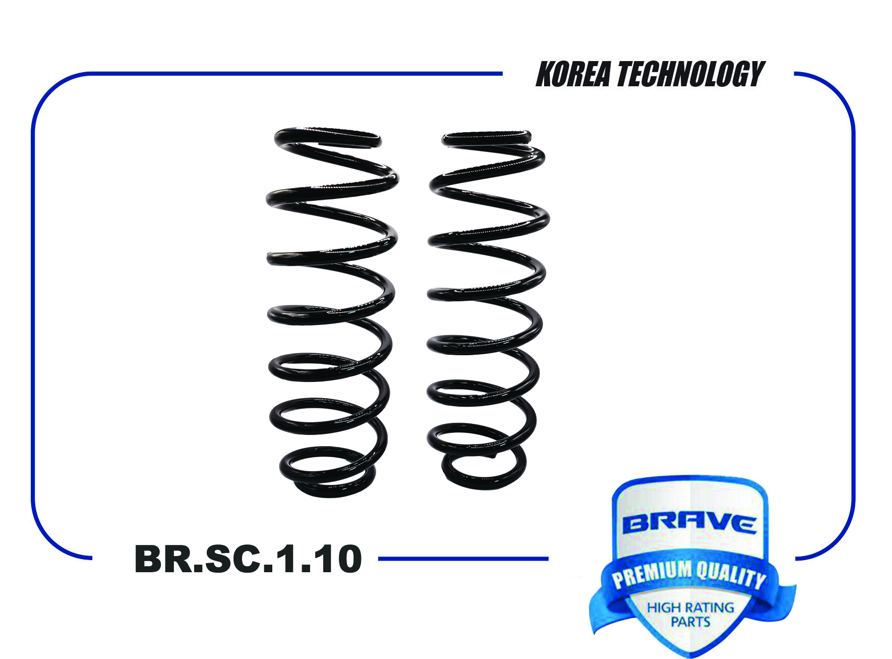Пружина задней подвески - Brave BR.SC.1.10