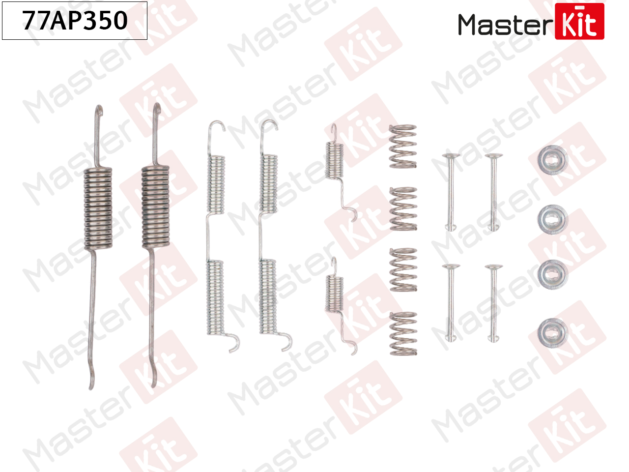 Ремкомплект крепления тормозных колодок - Master KiT 77AP350