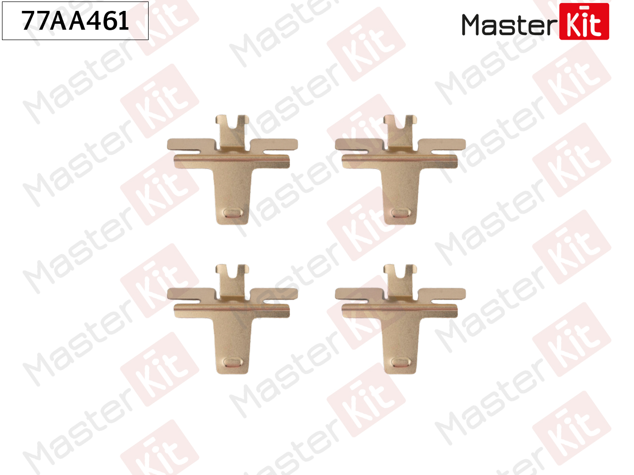 Ремкомплект крепления тормозных колодок - Master KiT 77AA461