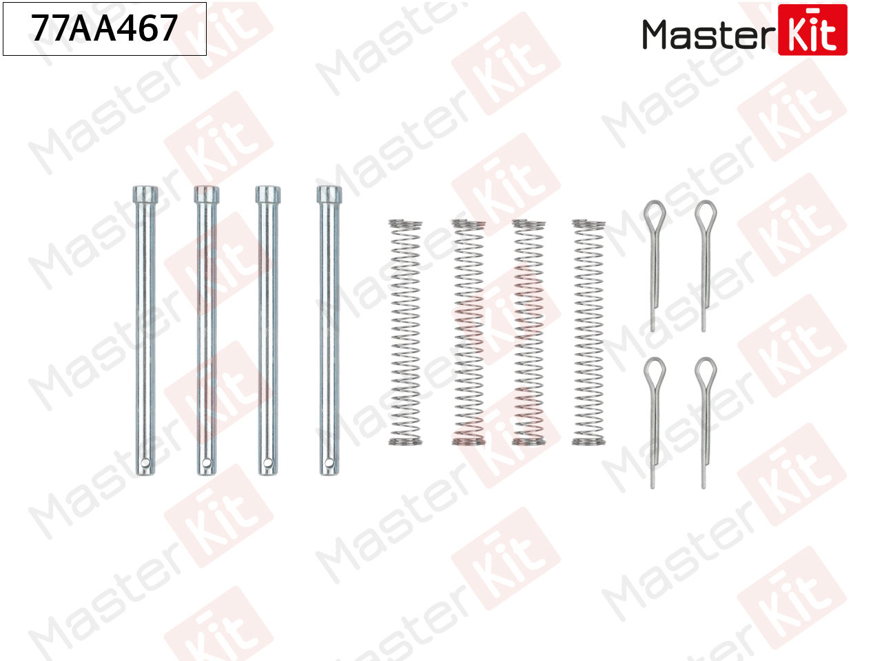 Ремкомплект крепления тормозных колодок - Master KiT 77AA467
