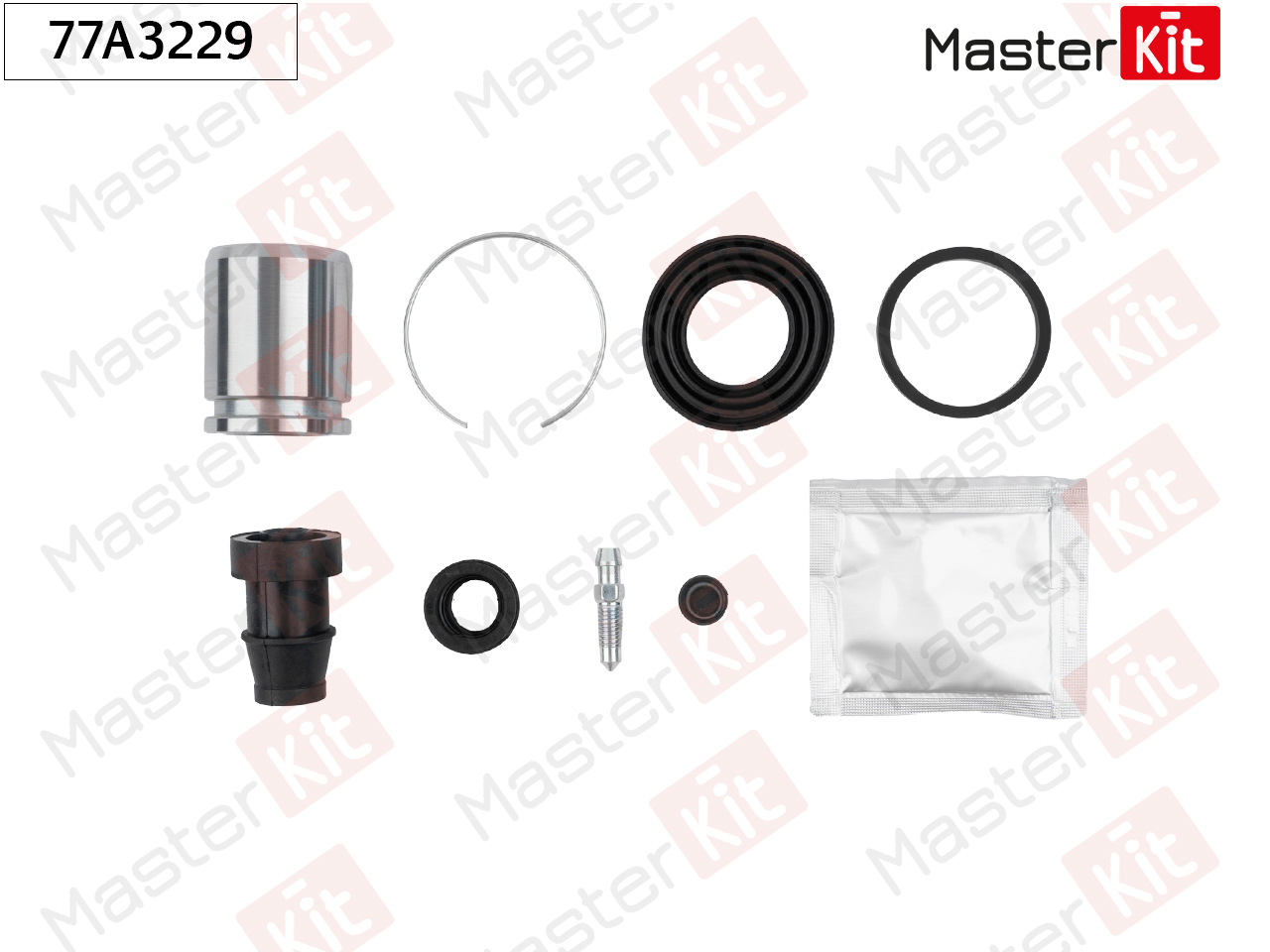 Ремкомплект тормозного суппорта + поршень - Master KiT 77A3229