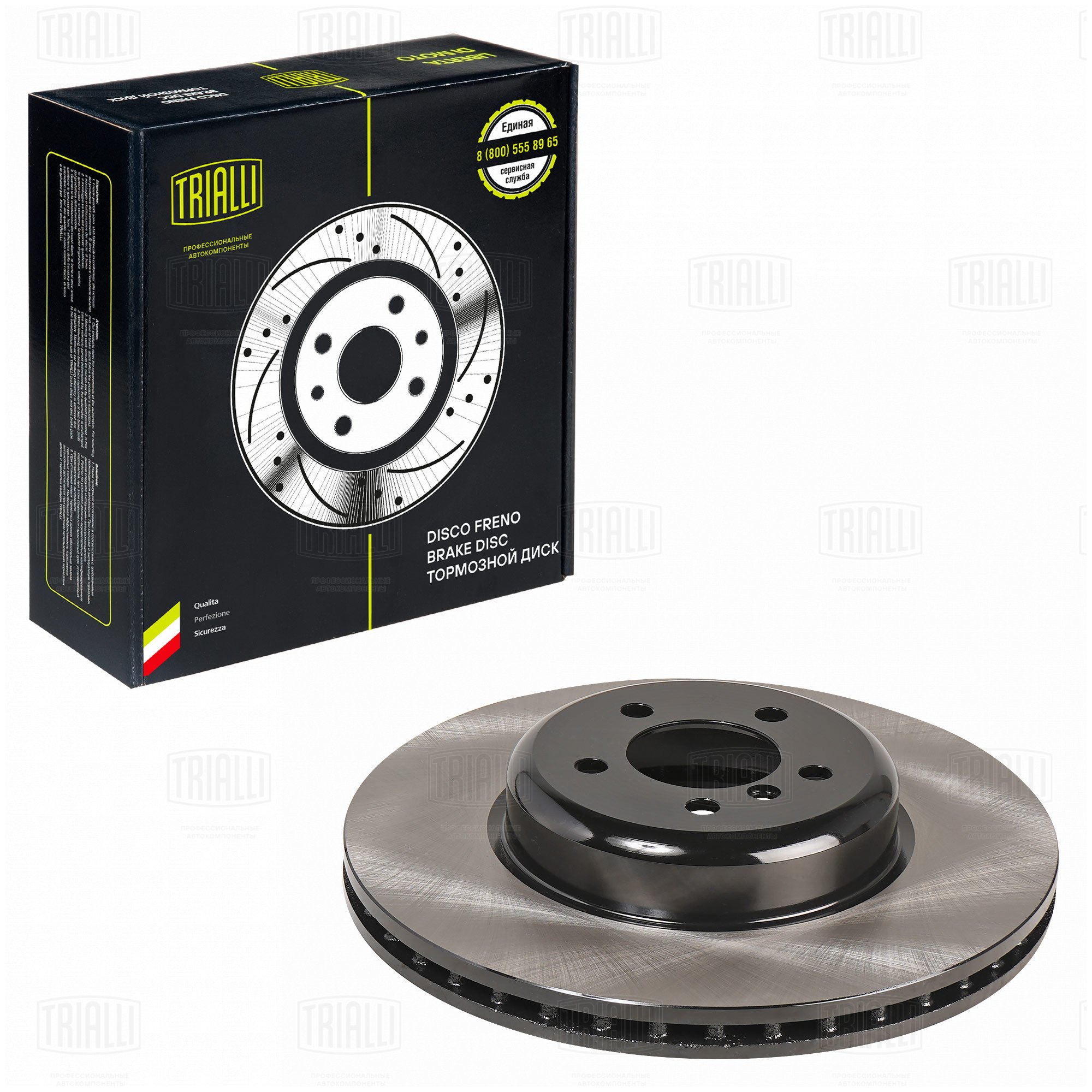 Диск торм. для а/м BMW 3 (f30) (11-)/4 (f32) (13-) перед. d=370 (M-sport) | перед | - Trialli DF 210215