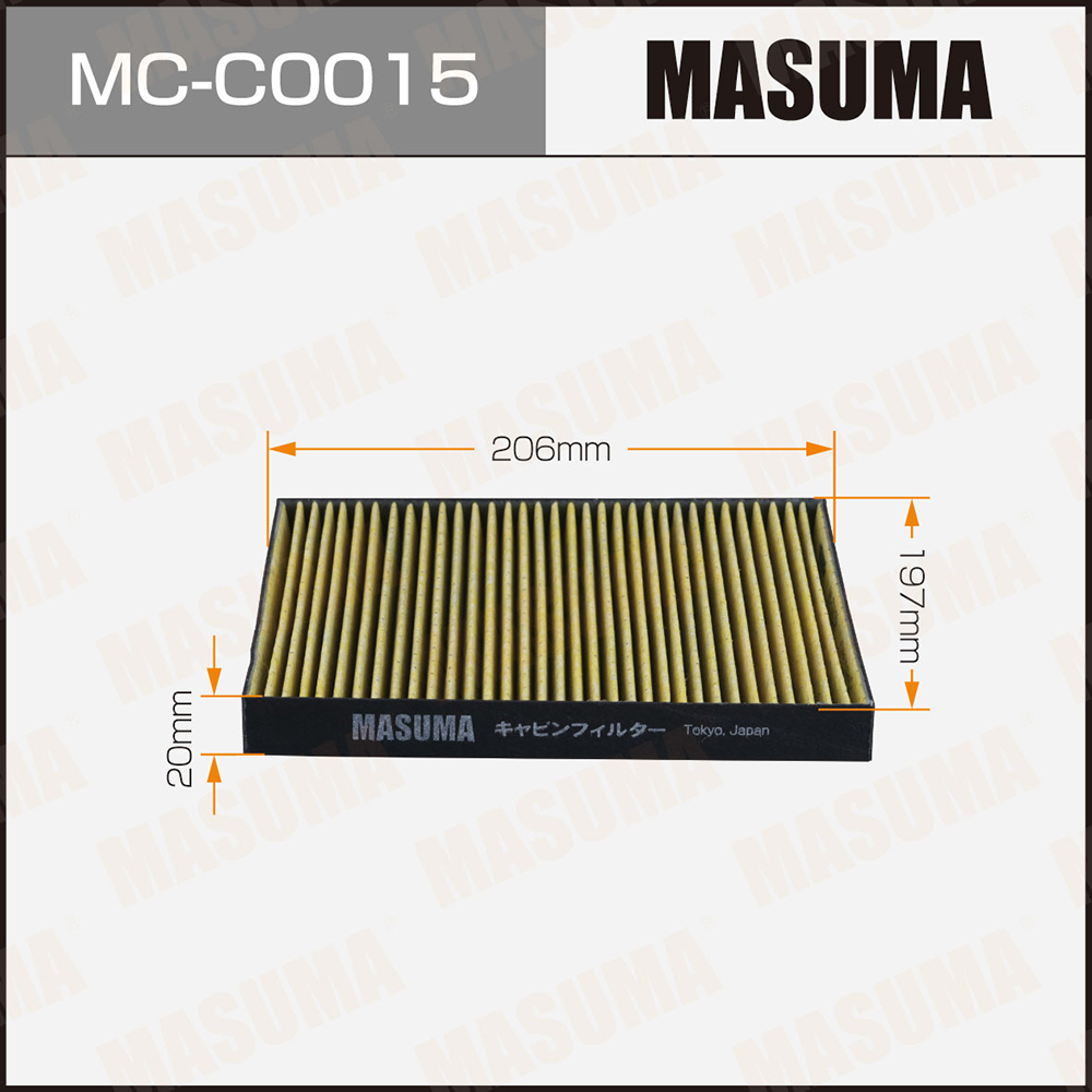 Фильтр салонный Masuma MC-C0015 429₽