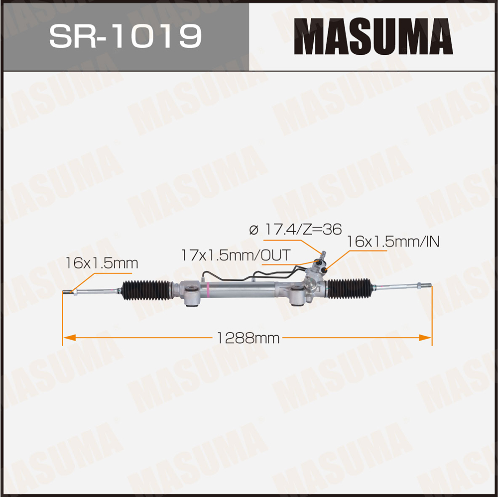 Рейка рулевая - Masuma SR-1019