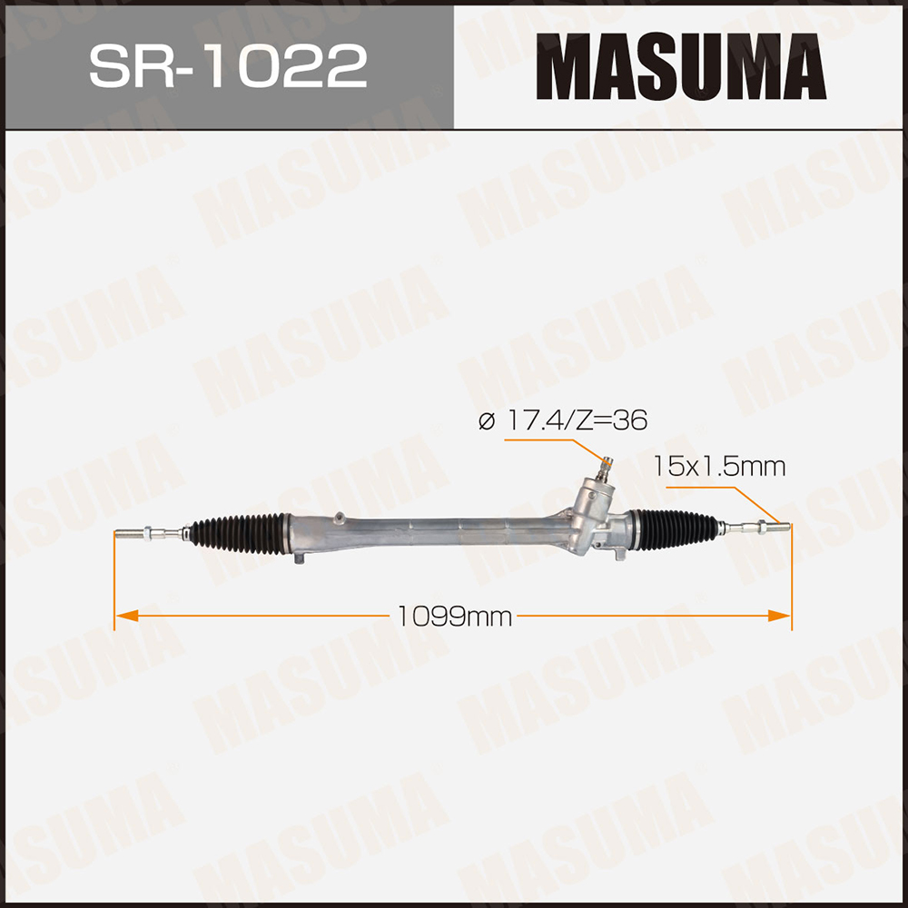 Рейка рулевая - Masuma SR-1022