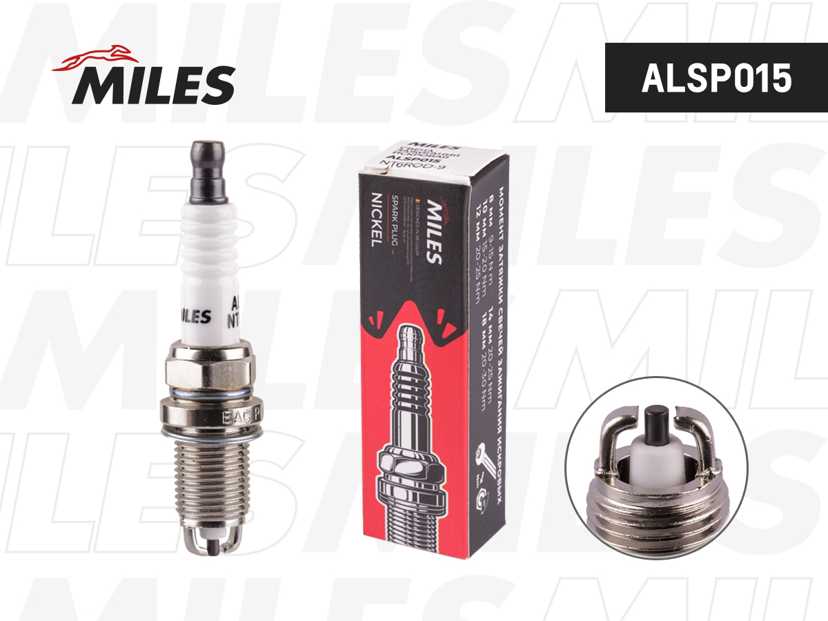 Свеча зажигания искровая nt6rod-9 - Miles ALSP015