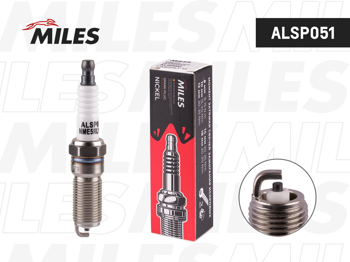 Свеча зажигания искровая - Miles ALSP051