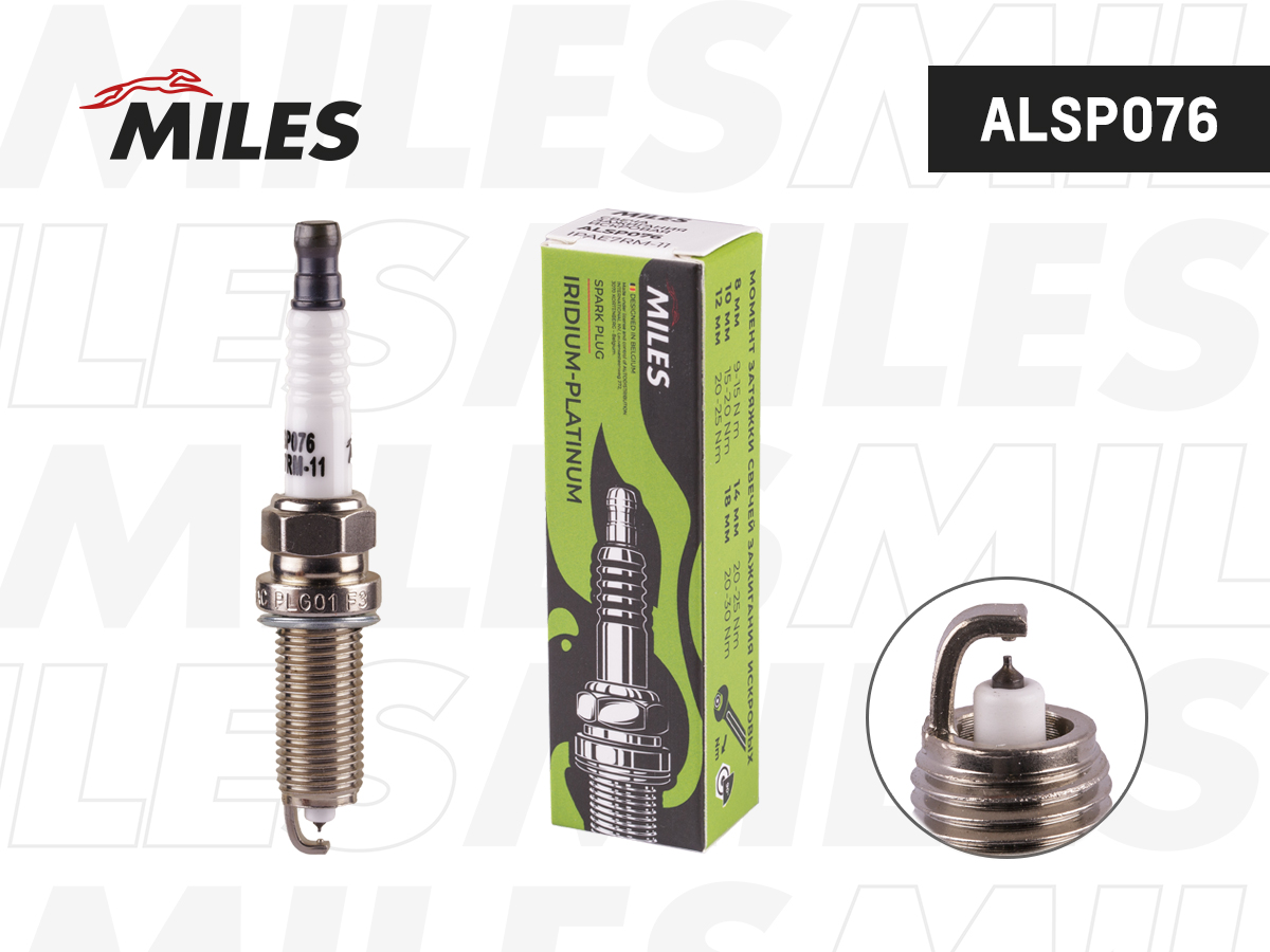 Свеча зажигания искровая ipae7rm-11 - Miles ALSP076