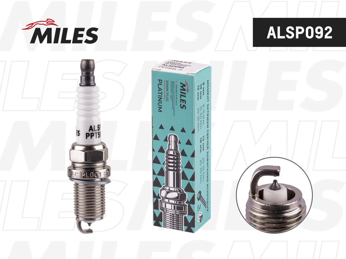 Свеча зажигания искровая ppt5rl-11 - Miles ALSP092