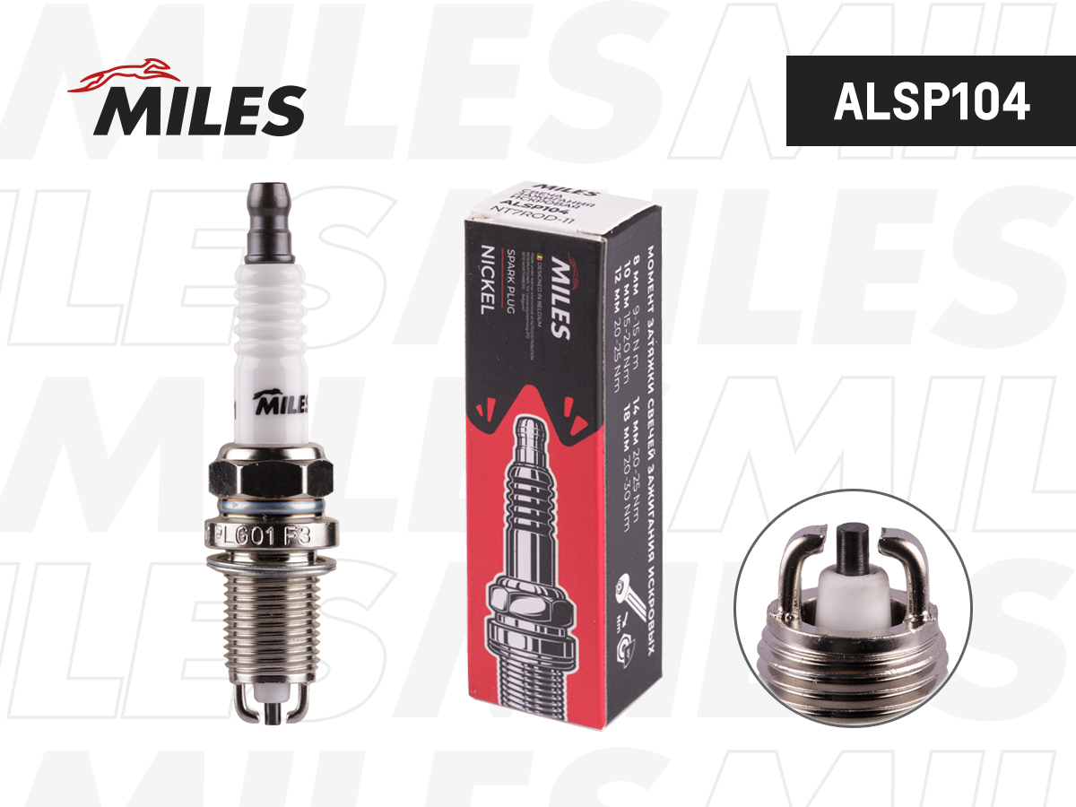 Свеча зажигания искровая nt7rod-11 - Miles ALSP104