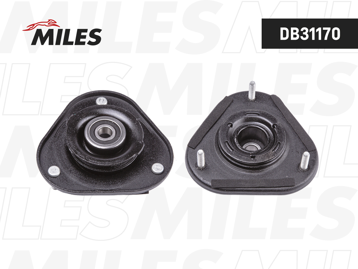 Опора амортизатора toyota avensis 03-08 пер. (с подшипником) - Miles DB31170