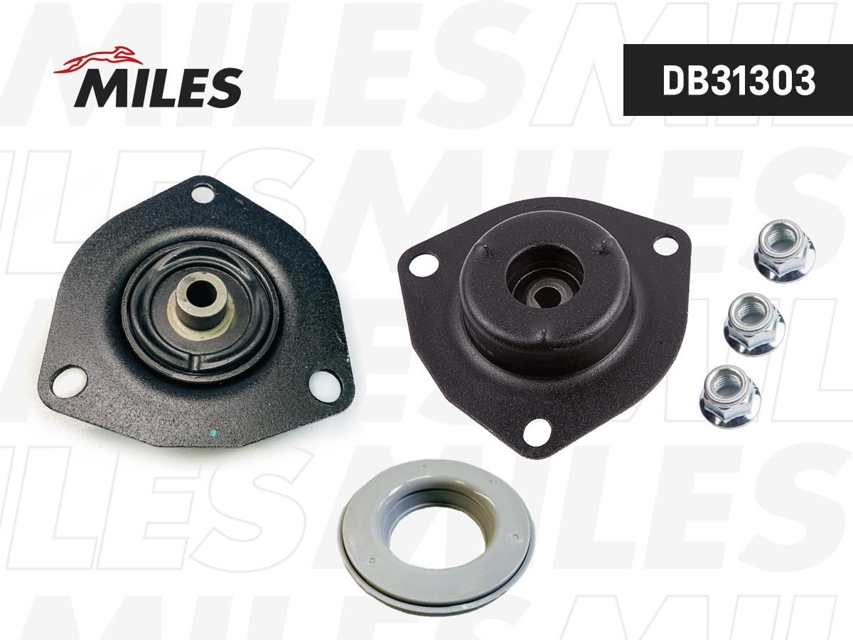 Опора амортизатора nissan primera P12 02- пер. с подшип. - Miles DB31303