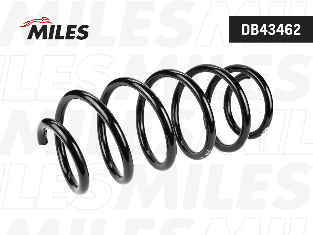 Пружина подвески VW caddy 1,4 16v/1,6 3/04- передняя - Miles DB43462