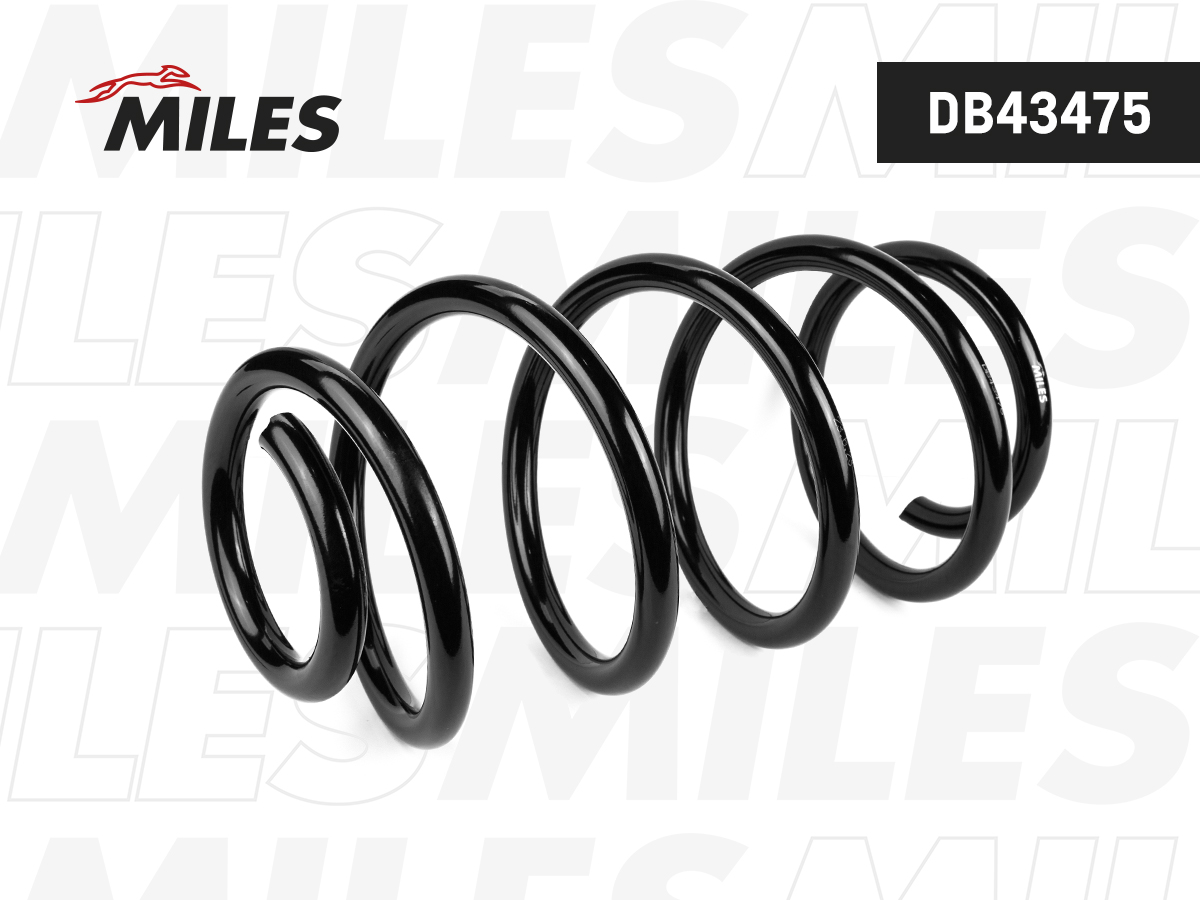 Пружина подвески VW T5 3.2v6/2.5tdi 03- передняя - Miles DB43475