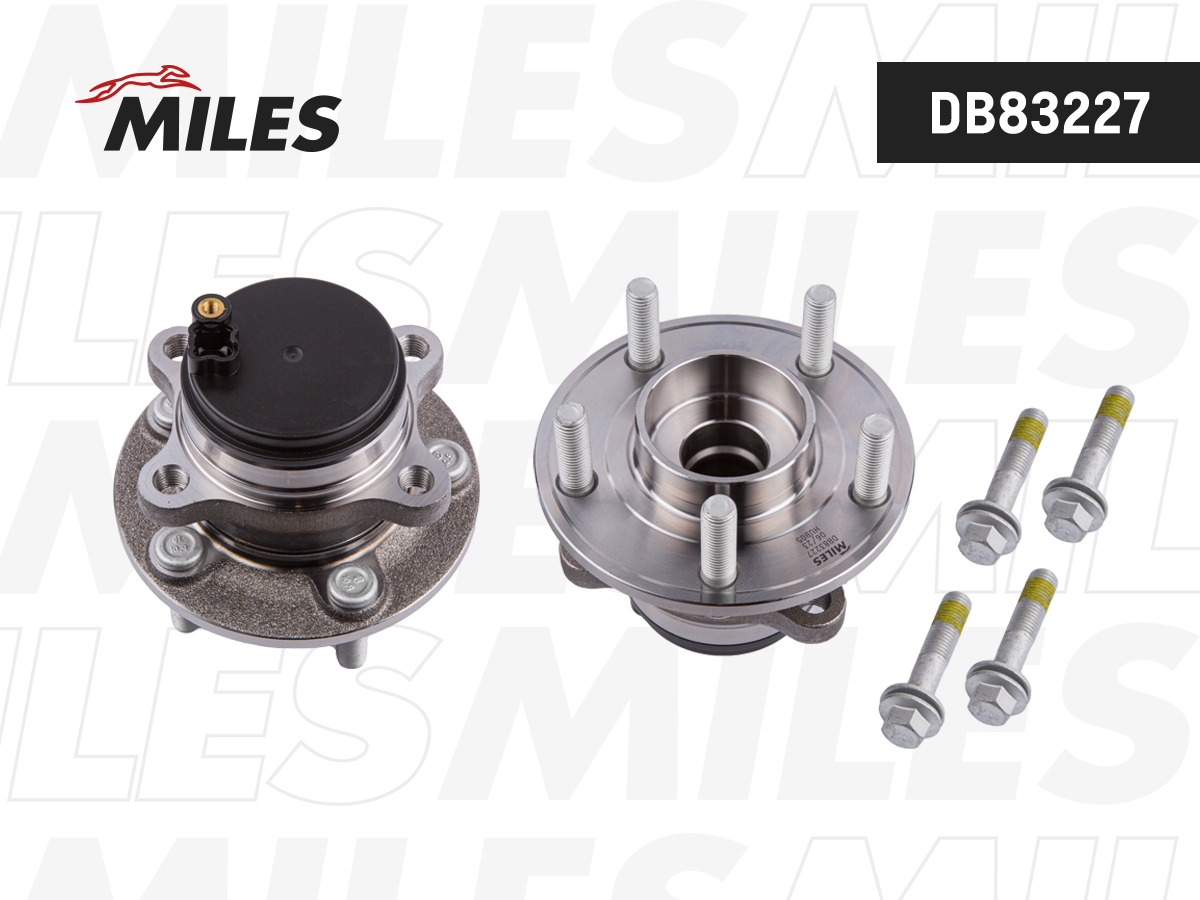 Ступица с подшипником ford mondeo v 14- зад. + ABS - Miles DB83227