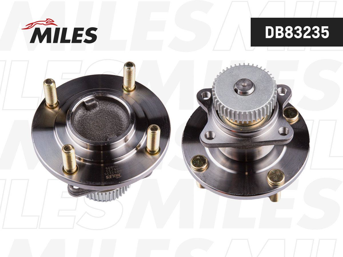 Ступица с подшипником mitsubishi galant viii 96-04 зад. - Miles DB83235