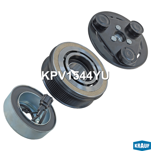 Шкив компрессора кондиционера в сборе - Krauf KPV1544YU