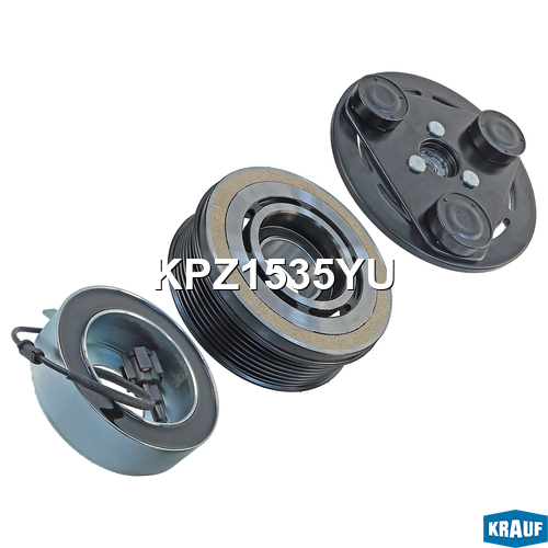 Шкив компрессора кондиционера в сборе - Krauf KPZ1535YU
