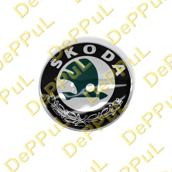 Эмблема skoda octavia (04-...) - DePPuL DE123BE
