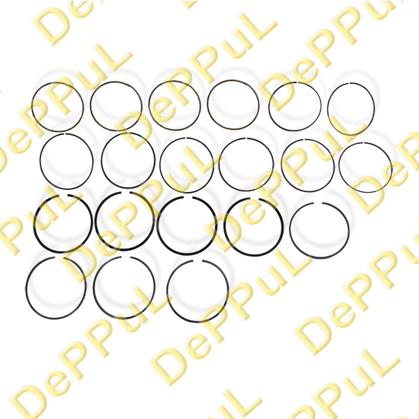 Кольца поршневые (комплект) mazda 3 (03-11)/6 (02-10) - DePPuL DEA87667