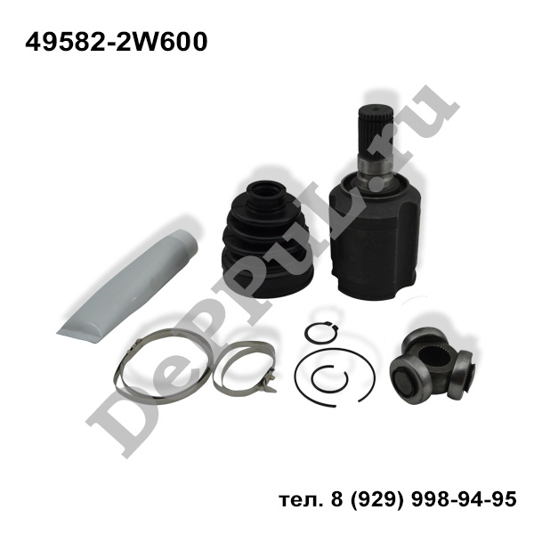 Шрус внутренний левый (L) hyundai santa FE (12-…), KIA sorento (12-14) - DePPuL DERC198