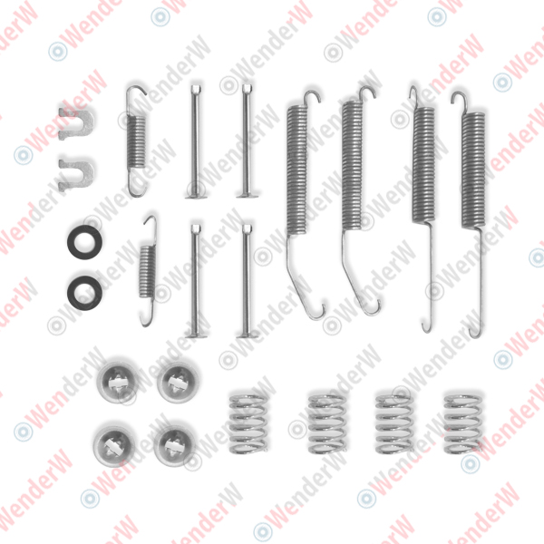 Ремкомплект монтажный тормозных колодок mitsubishi outlander (01-08) - WENDERW WE0278R