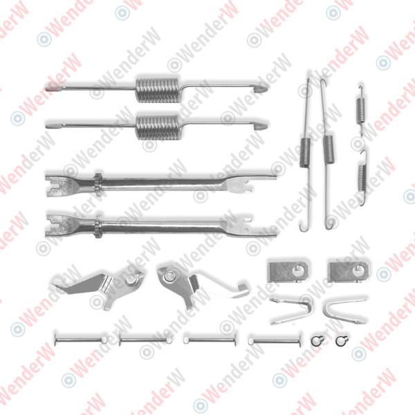 Ремкомплект монтажный тормозных колодок mitsubishi l200 (kb) (06-16) - WENDERW WE0279R